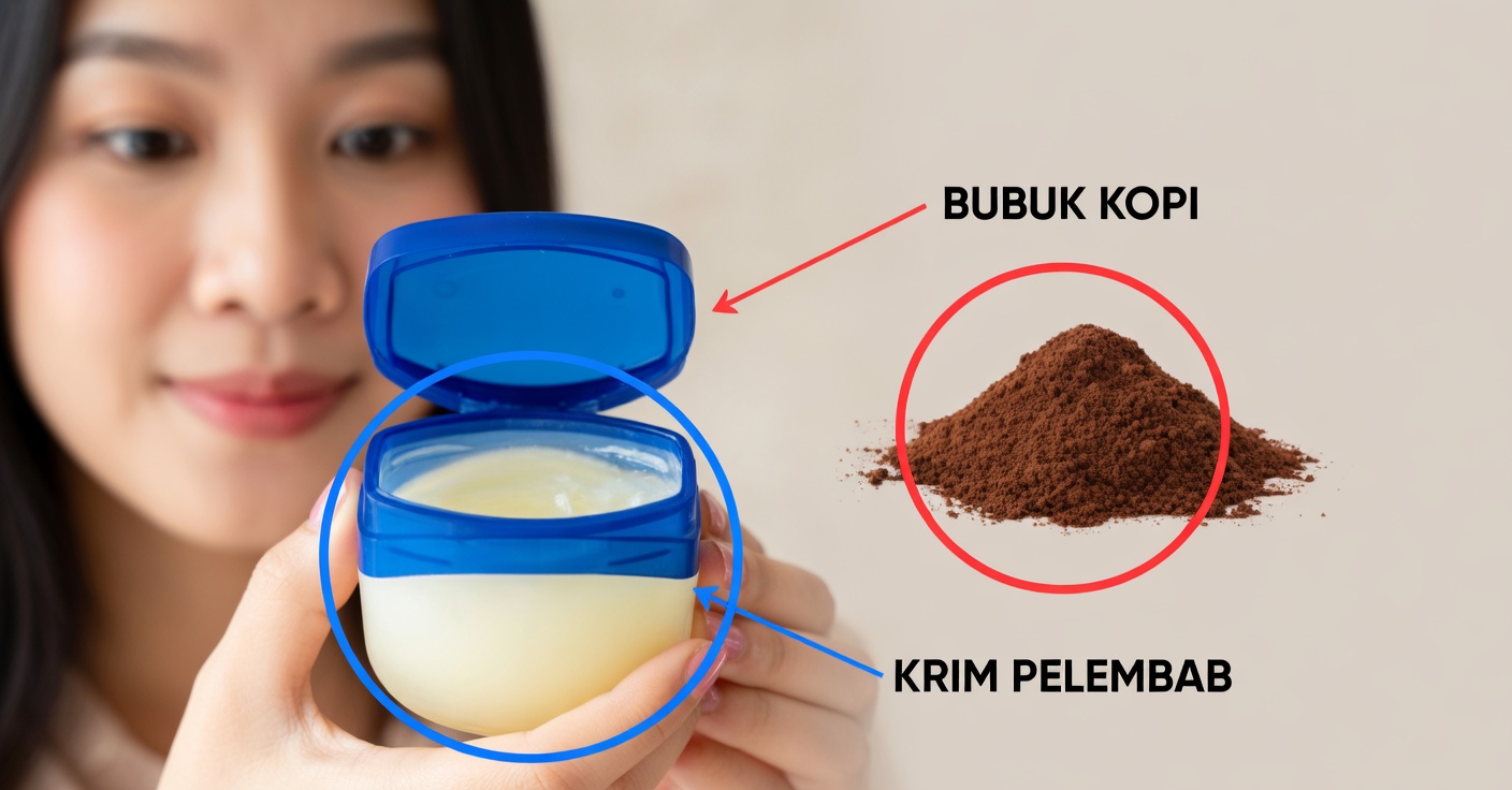 Vaseline dan Kopi: Eksfolian Alami untuk Kulit Lembut
