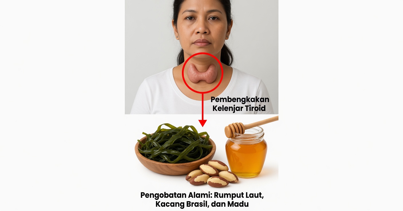 Obat Alami dengan Madu dan Kacang untuk Kesehatan Tiroid