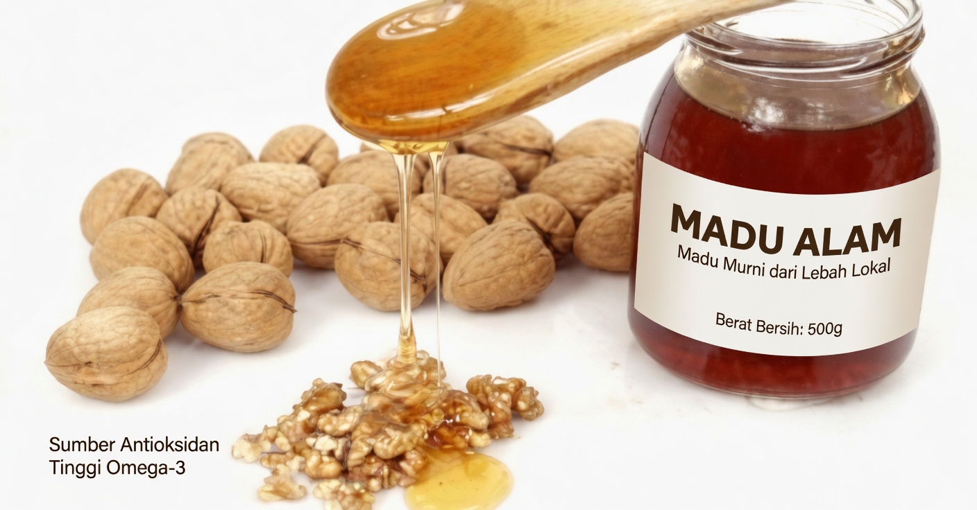 Obat Alami dengan Madu dan Kacang untuk Kesehatan Tiroid