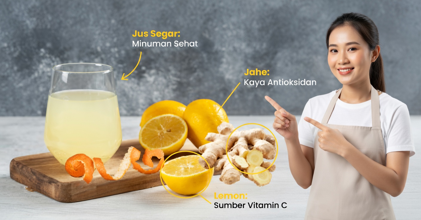 Infus Detoks Jeruk Mandarin dan Jahe untuk Membersihkan Organ Tubuh