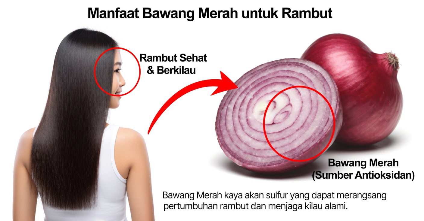Rahasia Minyak Bawang untuk Rambut Panjang, Kuat, dan Berkilau