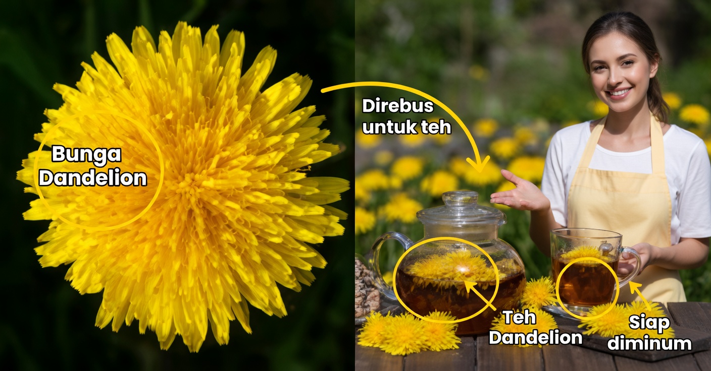 Manfaat Dandelion: Khasiat dan Resep Alami