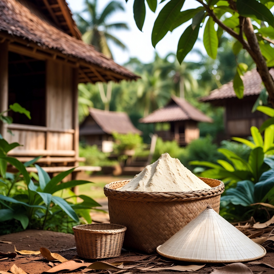 Bubuk Beras Nitrate Taiz dan Hitening Acing