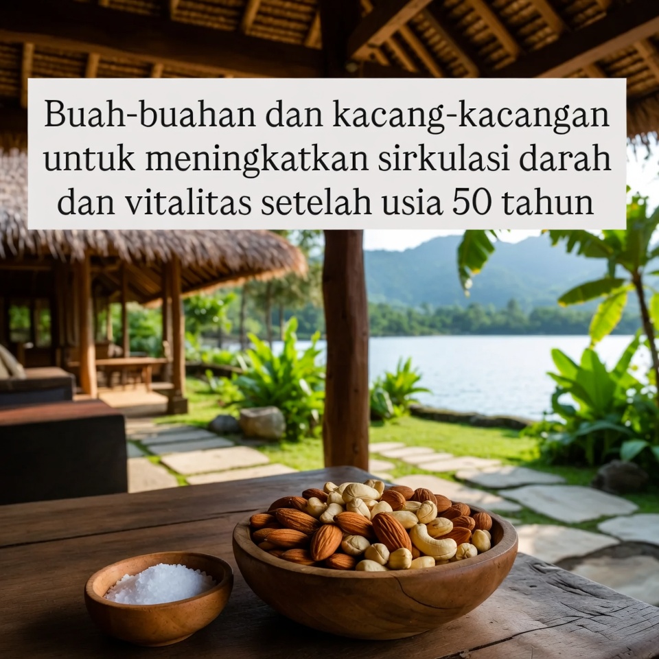 Kacang-kacangan paling ampuh untuk meningkatkan sirkulasi dan keintiman setelah usia 50 tahun