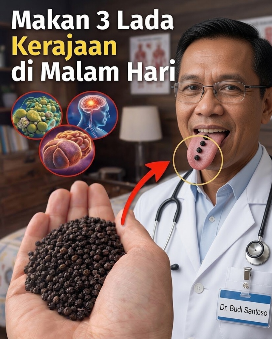 Pernahkah Anda Bertanya-tanya Apa yang Terjadi Jika Mengunyah 3 Butir Lada Hitam Sebelum Tidur?