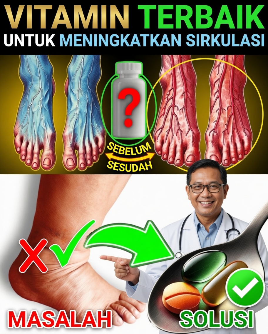 Vitamin Alami Wajib untuk Meningkatkan Sirkulasi Setelah Usia 50