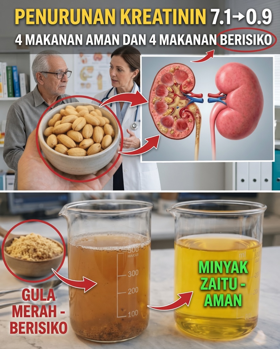 Kreatinina dari 7,1 menjadi 0,9 dalam 2 hari? Temukan 4 lemak sehat yang mendukung ginjal dan 4 yang perlu diperhatikan