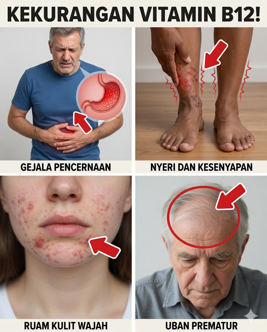 8 Tanda Aneh bahwa Tubuh Anda Memohon Lebih Banyak Vitamin B12 – Jangan Abaikan Peringatan Ini