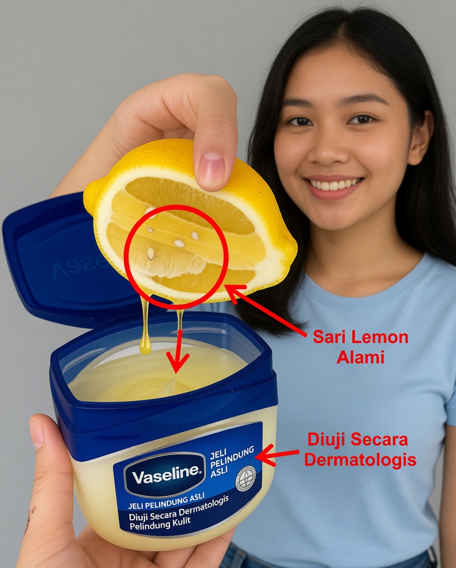 Rahasia Vaseline dan Lemon: Cerahkan Kulit Anda dan Lembutkan Area Kasar