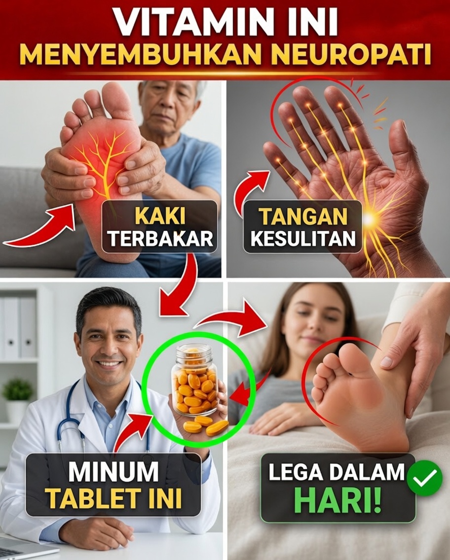Vitamin Nomor 1 untuk Mendukung Kesehatan Saraf dan Meredakan Ketidaknyamanan pada Tangan dan Kaki