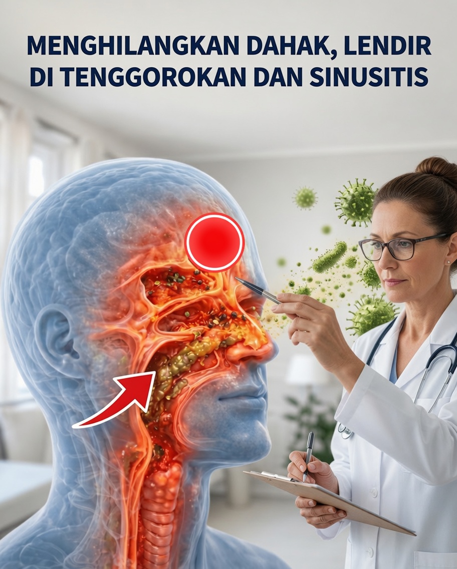 Obat Rumahan Sederhana Ini Membuat Semua Orang Terkejut: Membantu Mengencerkan Dahak di Tenggorokan dan Meredakan Rinitis serta Sinusitis… dan Lebih Mudah dari yang Anda Bayangkan!