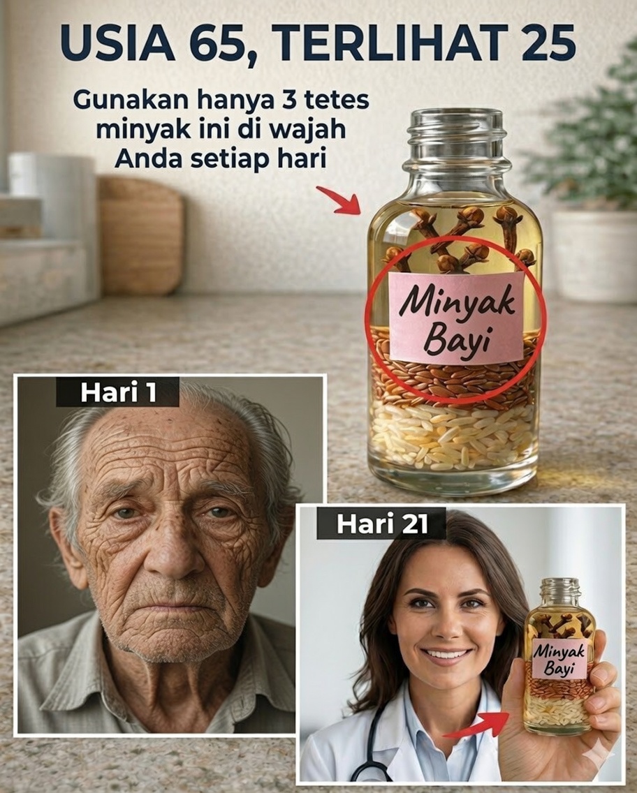 Minyak Wajah Malam $5 yang Membuat Wanita di Atas 40 Tahun Terlihat 10 Tahun Lebih Muda