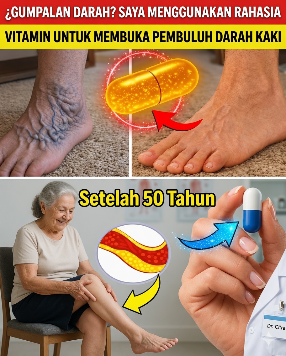 Vitamin Ini Dapat Membantu Mengurangi Risiko Pembekuan Darah di Kaki – Lansia, Ini untuk Anda