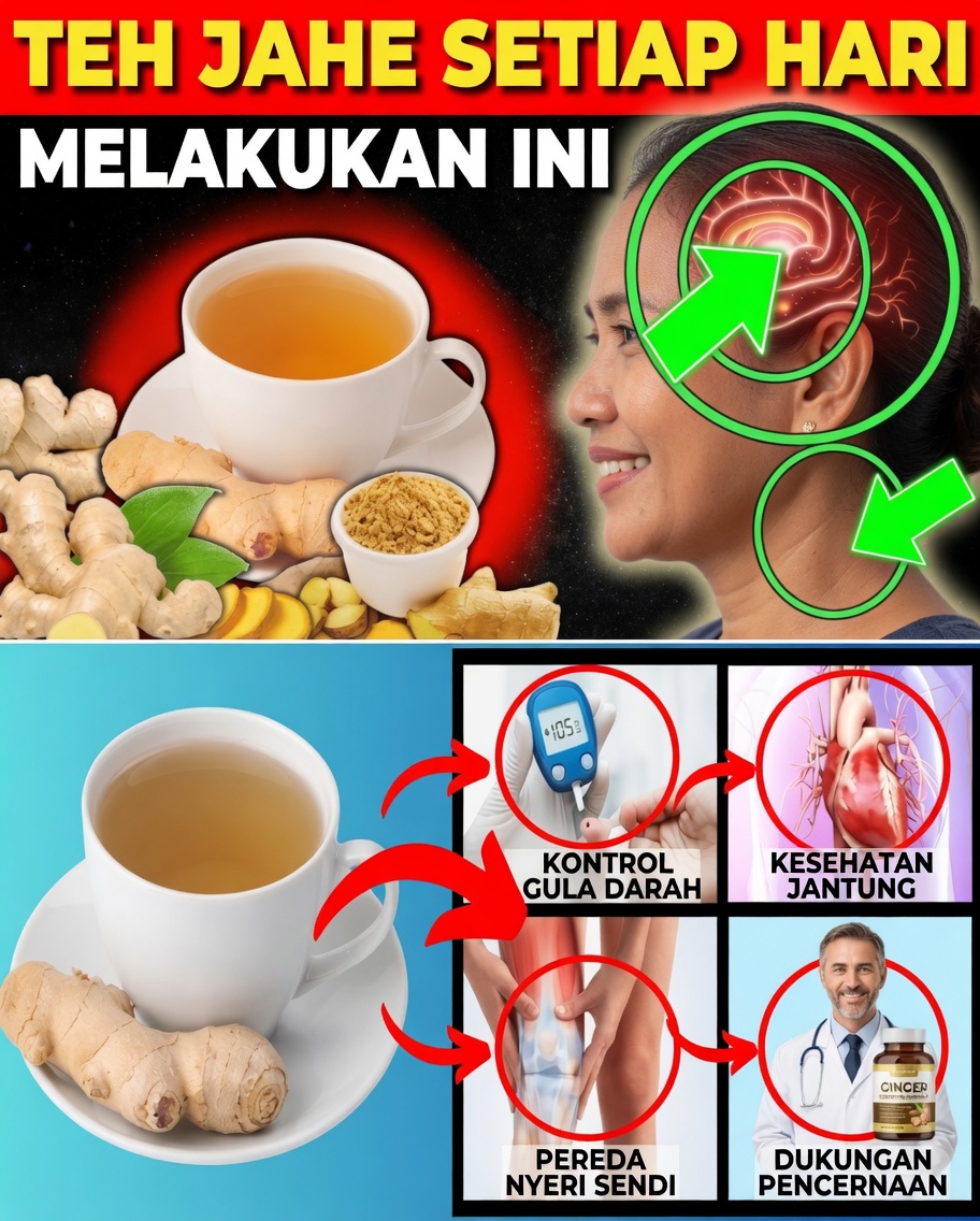 10 Alasan Ampuh untuk Minum Teh Jahe Setiap Hari Setelah Usia 50 (Dan Cara Menggunakannya dengan Benar)