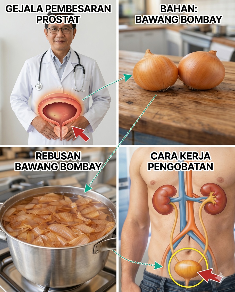 Air Kulit Bawang: Obat Alami untuk Mendukung Kesehatan Prostat, Kandung Kemih, dan Ginjal