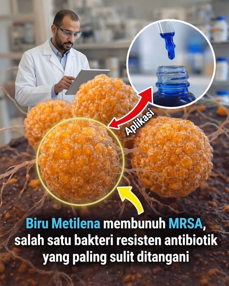 A Penemuan Mengejutkan tentang Biru Metilen dan Salah Satu Bakteri yang Paling Tahan terhadap Antibiotik