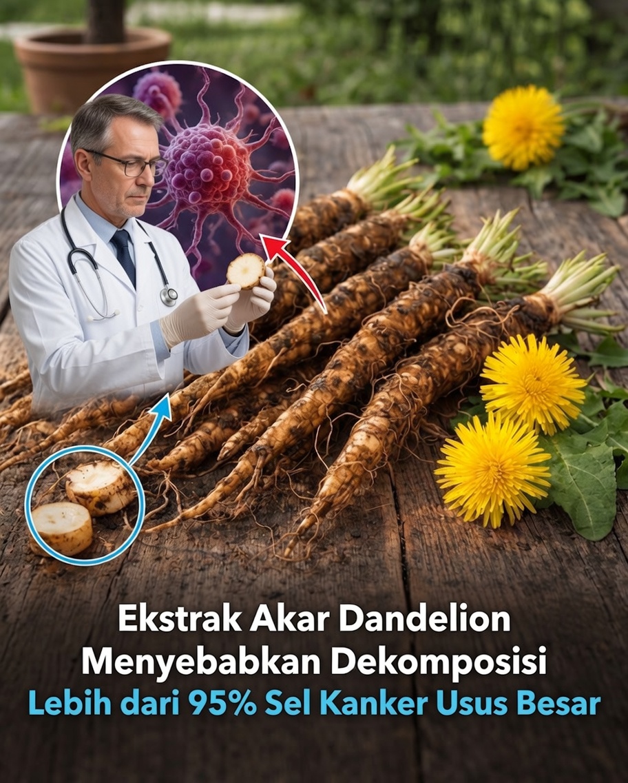 Akar Dandelion: Apa yang Diungkapkan Studi 2016 tentang Efeknya pada Sel Kanker Usus Besar dalam Model Penelitian