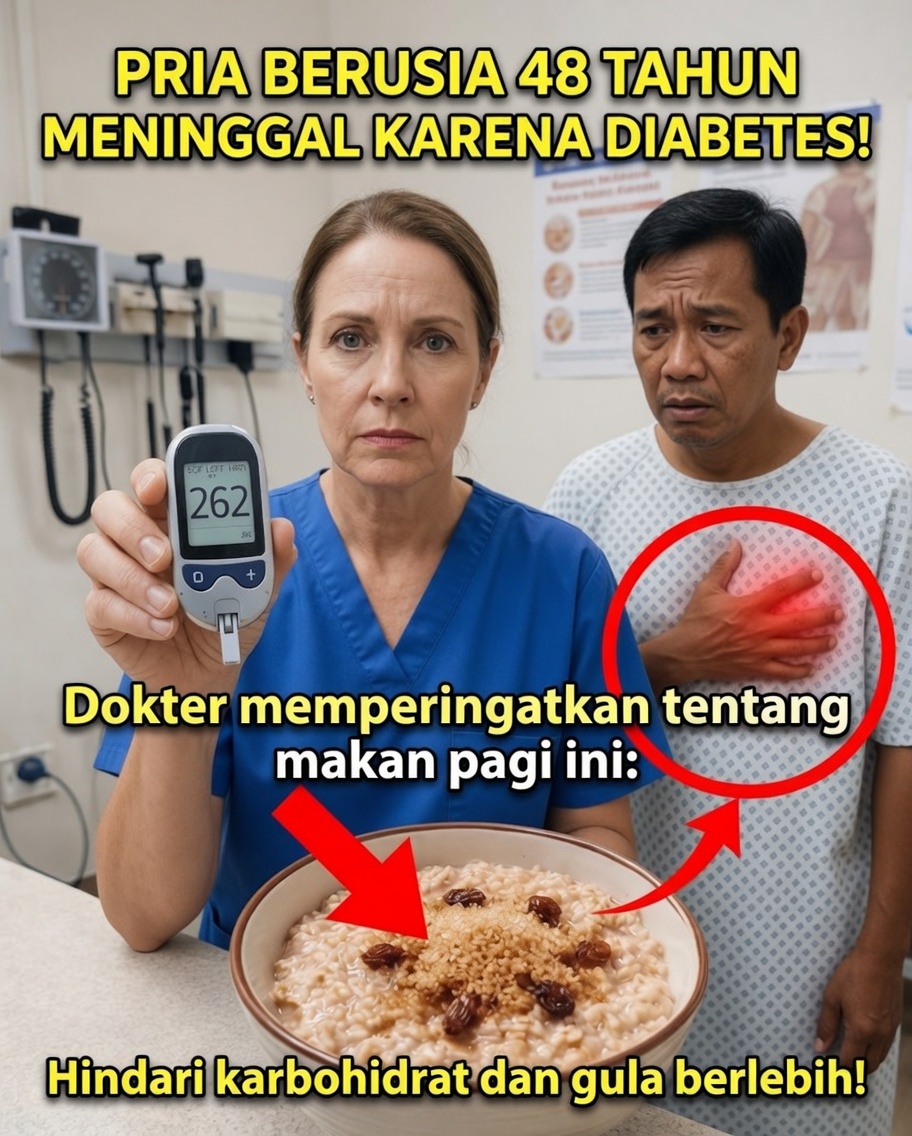 Pria 48 tahun meninggal karena komplikasi diabetes: dokter memperingatkan bahaya tersembunyi saat sarapan