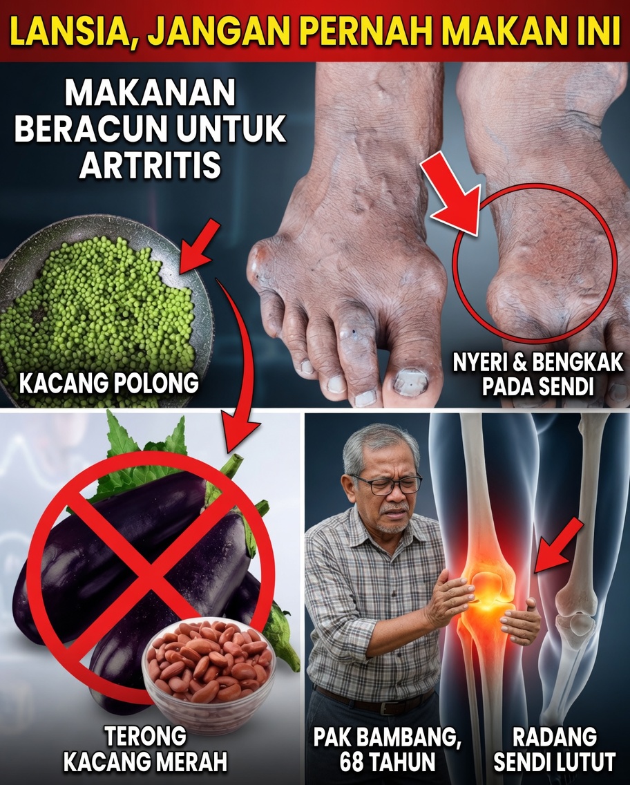 Waspada Lansia: 10 Makanan Sehari-hari yang Mungkin Memperburuk Nyeri Radang Sendi Anda