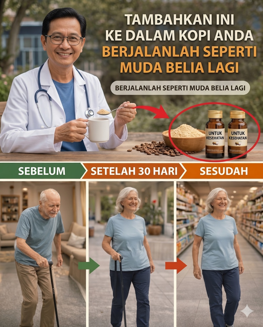 Mais de 60? Minumlah 3 Teh Ini dan Kembalikan Kekuatan Otot untuk Berjalan dengan Aman Lagi