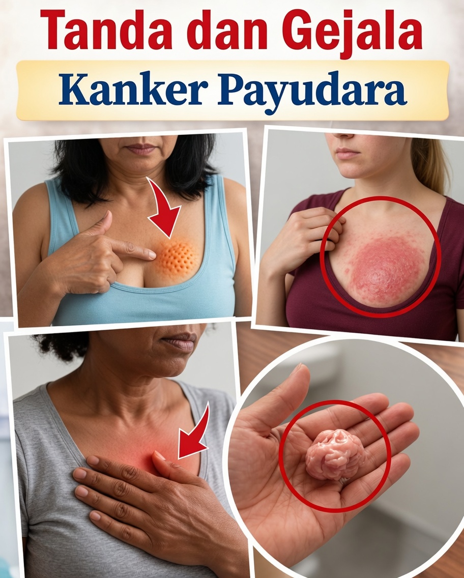 10 Tanda Peringatan dan Gejala Kanker Payudara yang Tidak Boleh Anda Abaikan