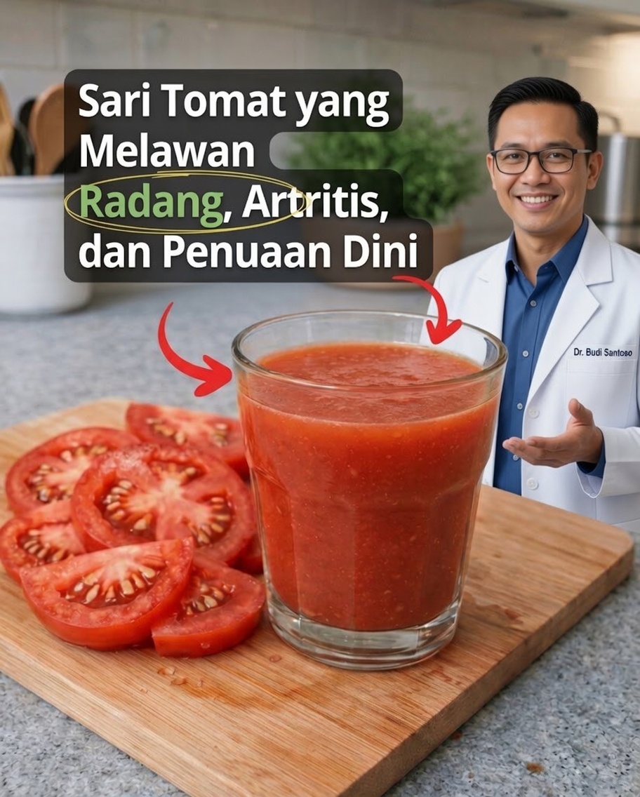 Temukan Kebiasaan Harian Sederhana yang Sedang Memenangkan Hati Para Penggemar Kesehatan: Jus Tomat Segar