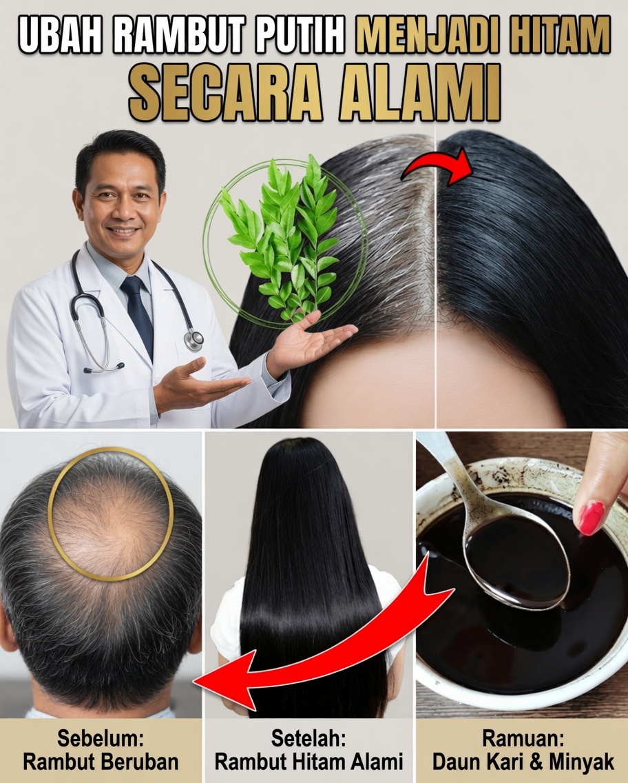 Dari Uban ke Rambut Gelap Alami Hanya dalam Hitungan Menit: 8 Ramuan Ampuh yang Bisa Anda Coba Hari Ini