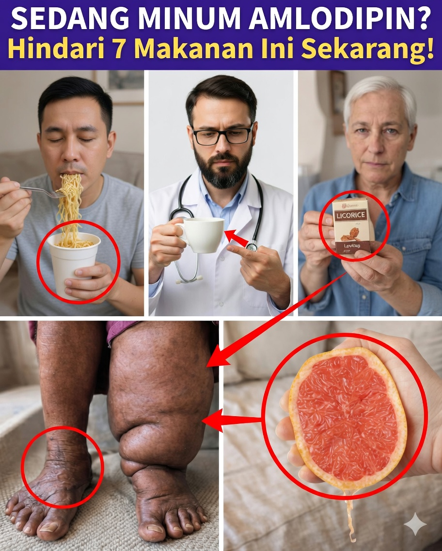 7 Makanan yang Dapat Memperburuk Secara Diam-Diam Efek Samping Amlodipin (Dan Alternatif Cerdas agar Cepat Merasa Lebih Baik)