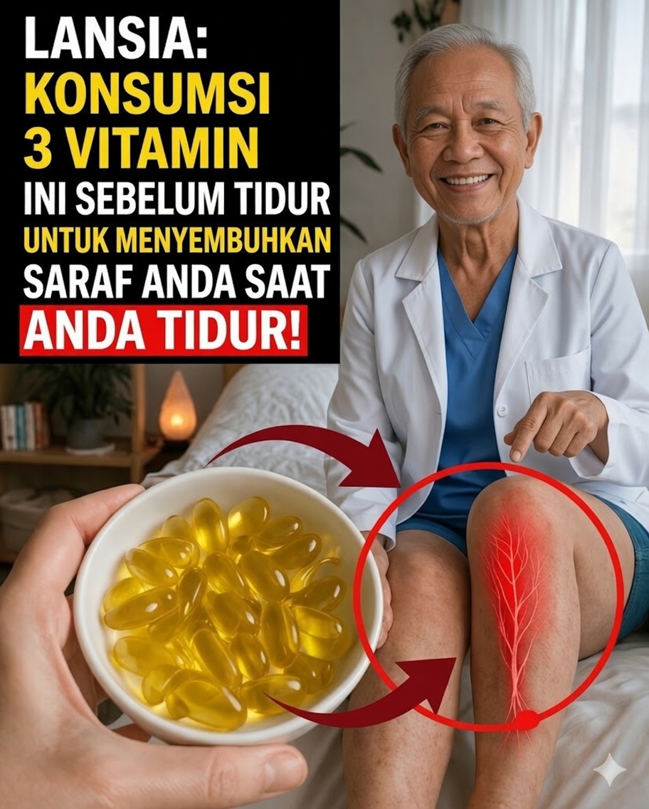 3 Vitamin Malam yang Dapat Mengubah Kekuatan Kaki Setelah Usia 60: Rahasia yang Terlupakan untuk Menjaga Mobilitas