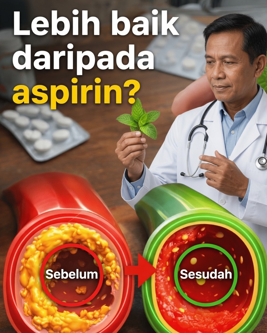 Diga selamat tinggal pada arteri tersumbat dengan obat alami ampuh ini (lebih baik daripada aspirin!)