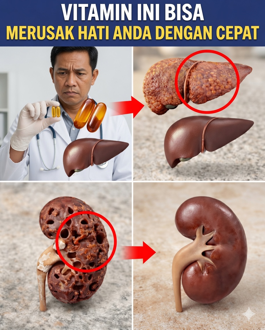 Kebenaran Mengejutkan: Vitamin Harian Anda Mungkin Sedang Merusak Organ Anda Secara Diam-Diam