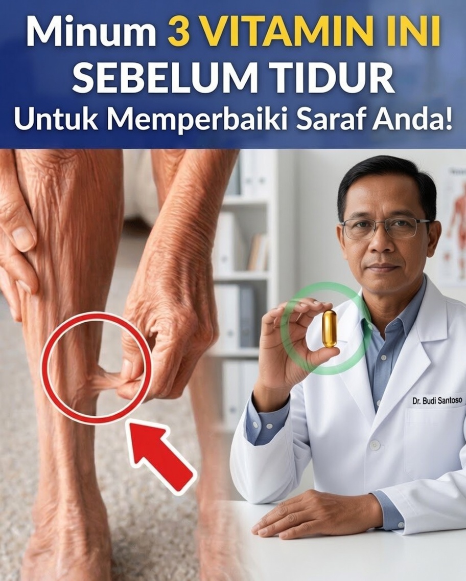 3 Vitamin Esensial di Malam Hari untuk Menguatkan Kaki Setelah Usia 60 Tahun