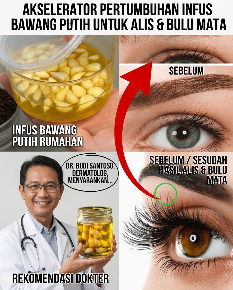 Alis Lebih Tebal & Bulu Mata Lebih Panjang Secara Alami – Rahasia 2 Bahan yang Selama Ini Anda Lewatkan