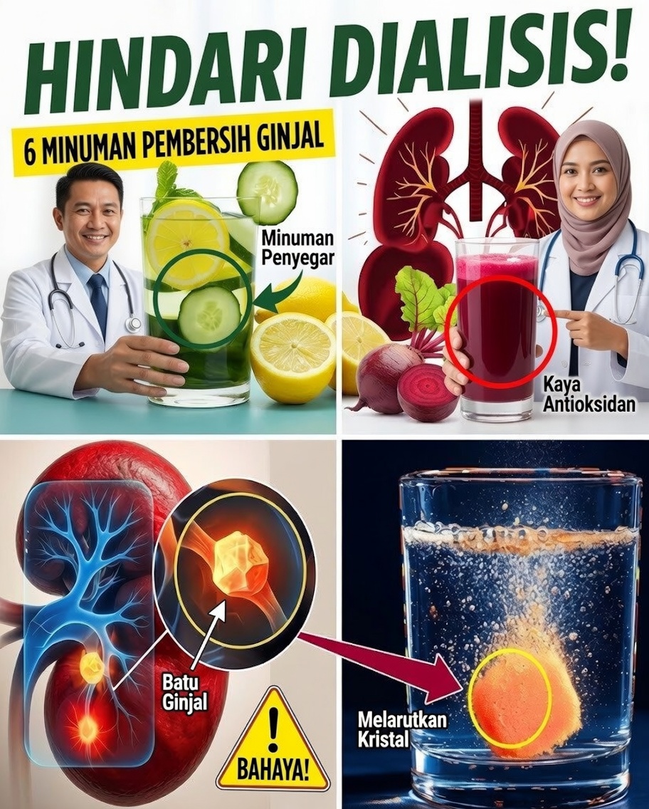 7 Minuman Alami Ampuh untuk Membersihkan dan Menyegarkan Kembali Ginjal Anda