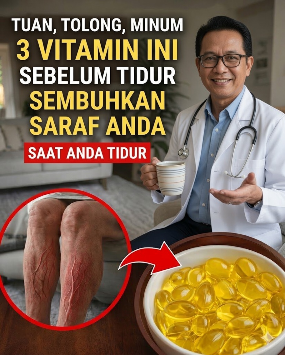 3 Vitamin Malam yang Dapat Membantu Menguatkan Kaki Setelah Usia 60 Saat Anda Tidur