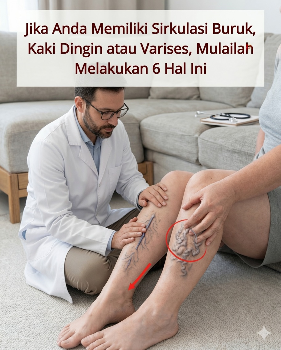 Jika Anda Menderita Sirkulasi Darah Buruk, Kaki Dingin, atau Varises, Mulailah Melakukan 6 Hal Ini