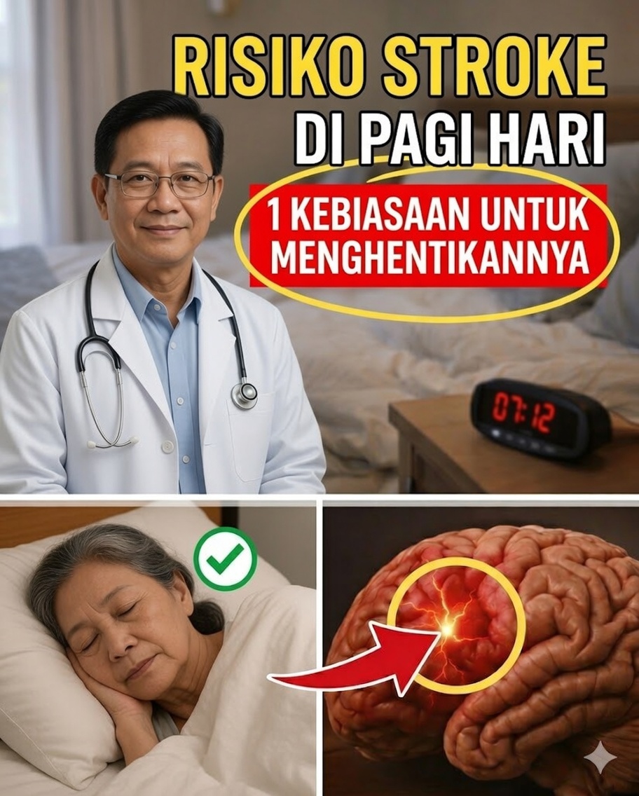 Risiko Stroke Dimulai Setiap Pagi: 1 Kebiasaan yang Bisa Mencegahnya