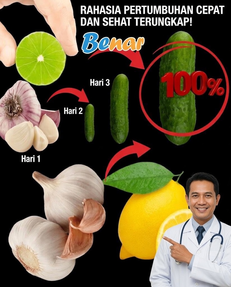 Minuman Berkhasiat Bawang Putih, Lemon & Mentimun: Rahasia Alami untuk Mengembalikan Energi dan Vitalitas