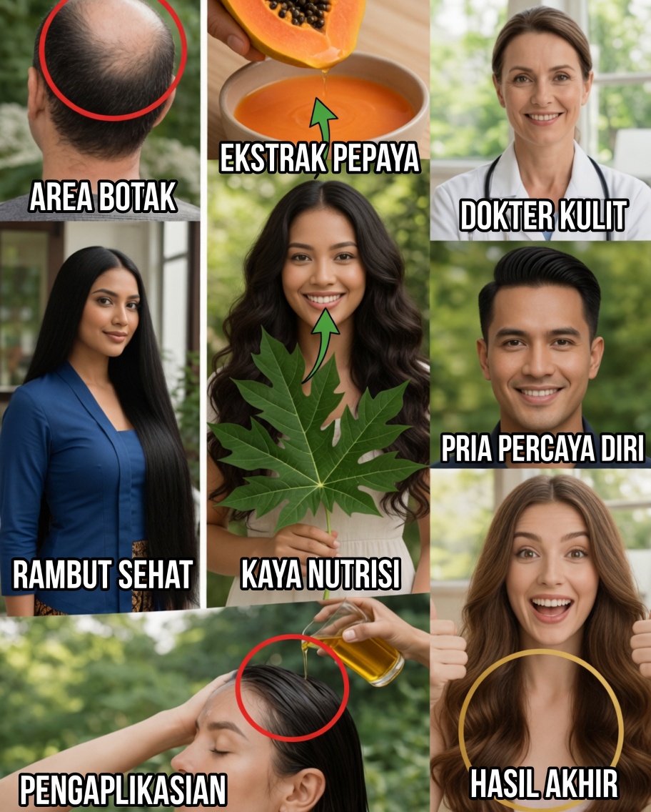 Menemukan Daun Pepaya: Pendekatan Alami untuk Memperkuat Rambut dan Kulit Kepala