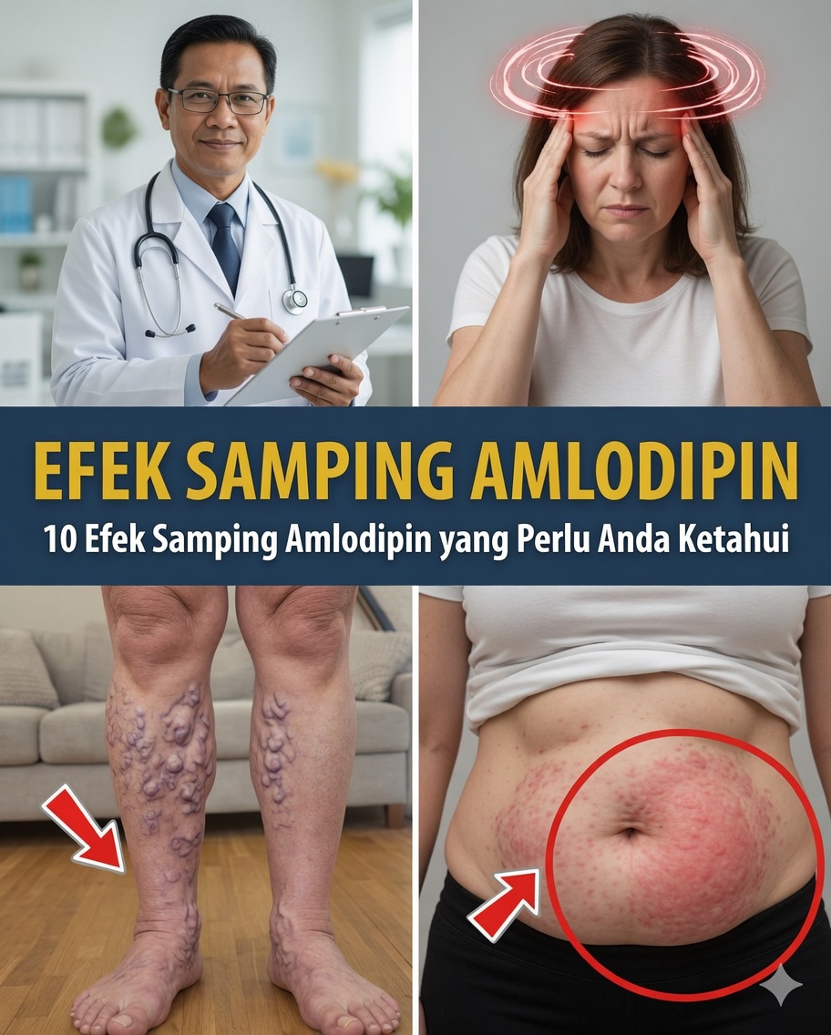 Os 12 Efek Samping Amlodipine yang Paling Umum dan Mengapa Terjadi pada Banyak Orang