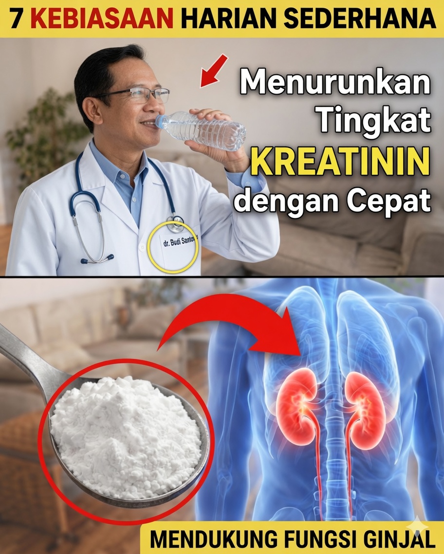 7 Kebiasaan Harian Sederhana untuk Mendukung Kadar Kreatinin yang Sehat dan Melindungi Ginjal Anda