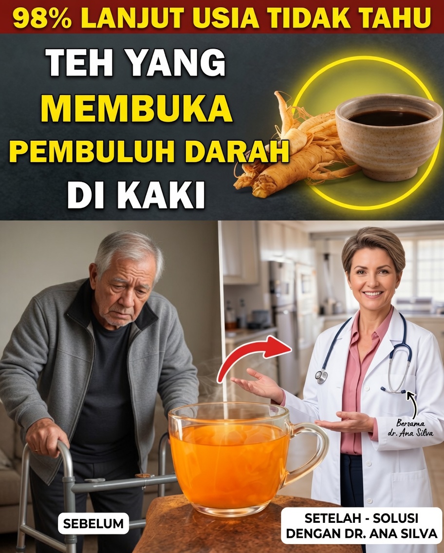 Mais dari 60 tahun? Minumlah 3 Teh Ampuh Ini untuk Memulihkan Kekuatan Otot dan Kembali Berjalan dengan Aman