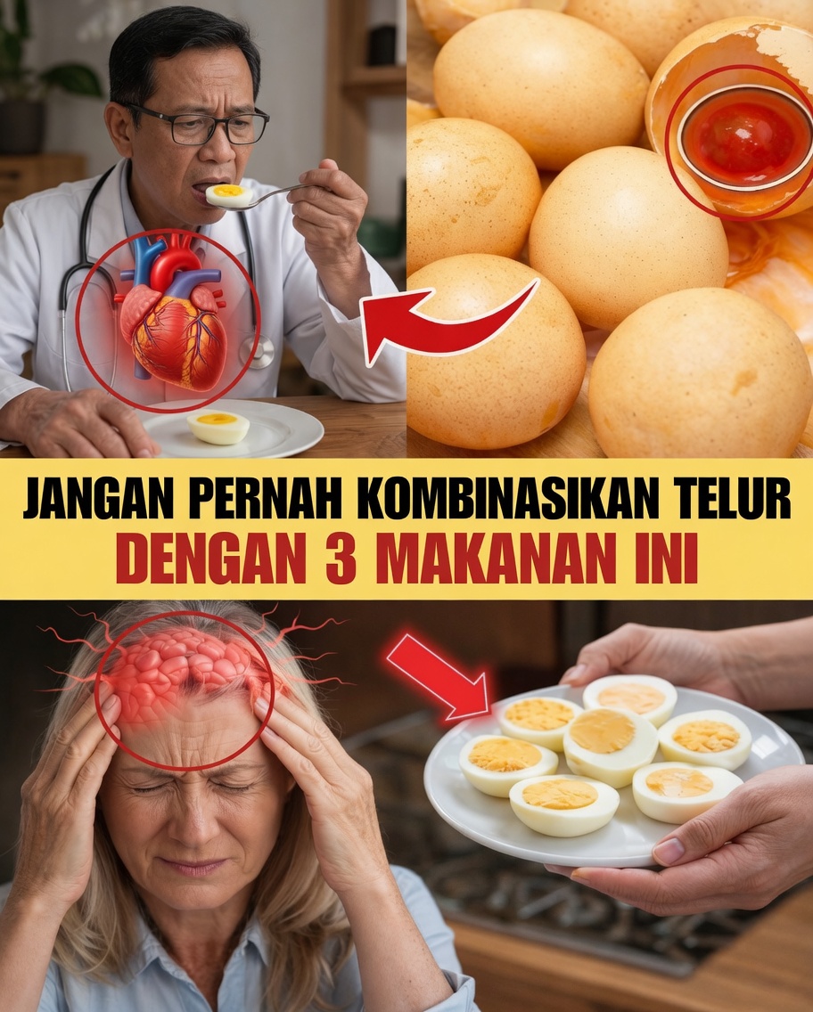 Idosos: Jangan Gabungkan Telur dengan 3 Makanan Ini – Efek Mengejutkan yang Perlu Anda Ketahui Setelah Usia 60