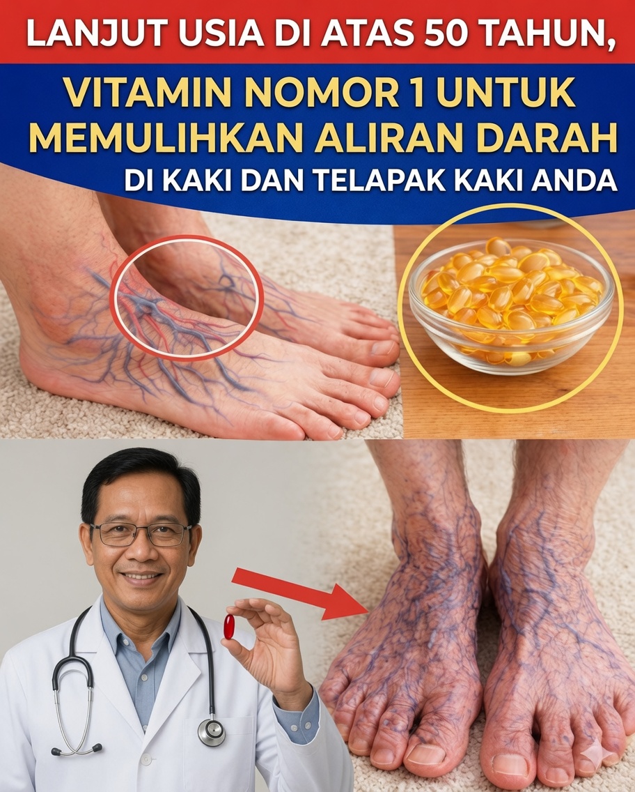 Vitamin Nomor 1 yang Kurang pada Orang di Atas 50 Tahun untuk Meningkatkan Sirkulasi di Kaki dan Telapak Kaki (Rasakan Kehangatan Kembali dalam Hitungan Hari)