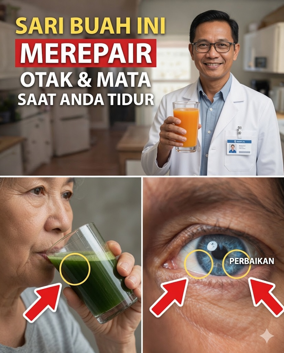 5 Jus Alami Terbaik untuk Meningkatkan Penglihatan dan Memperkuat Daya Ingat Saat Anda Tidur