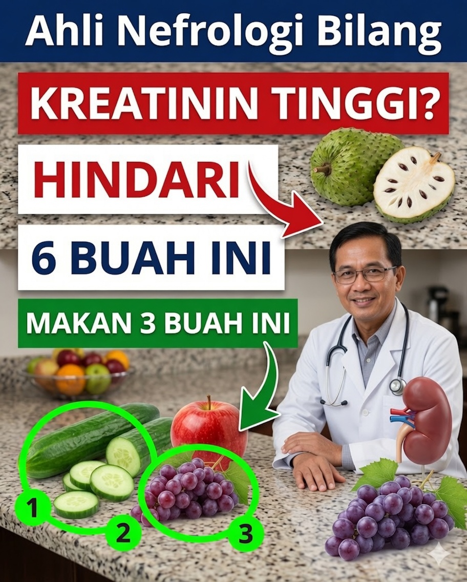 Kreatinin Tinggi? Temukan 6 Buah yang Dapat Membebani Ginjal – dan 3 Pilihan yang Lebih Ringan untuk Dinikmati