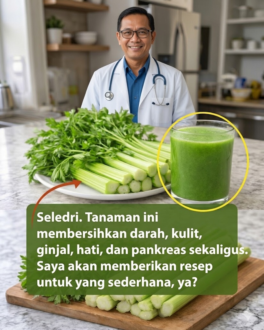 Segarkan Hari Anda dengan Jus Hijau Seledri, Peterseli, dan Lemon (Cara Sederhana untuk Merasa Lebih Ringan)