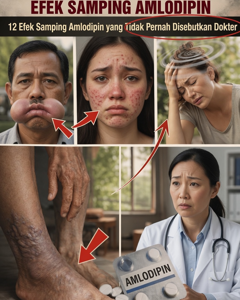 Top 12 Efek Samping Amlodipin: Hal yang Tidak Selalu Ditekankan Dokter