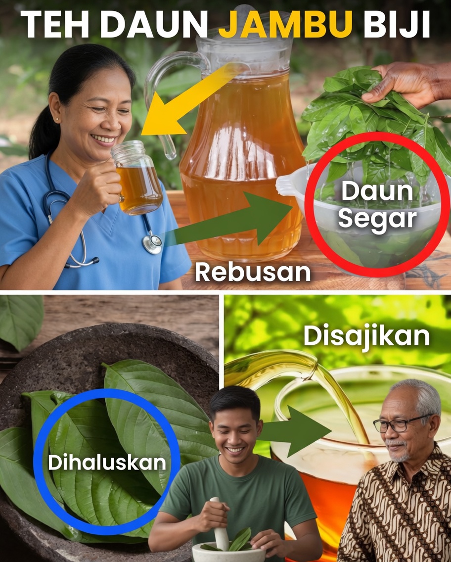 Teh Daun Jambu Biji: Ritual Harian Sederhana untuk Memulihkan Energi, Pencernaan, dan Aura Sehat Anda