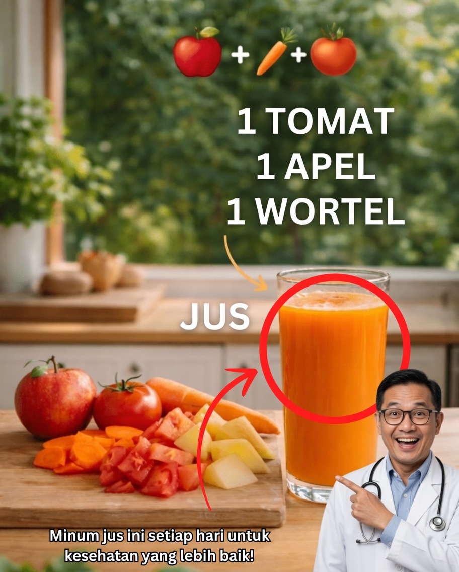 12 Alasan untuk Minum Jus Tomat, Wortel, dan Apel Setiap Pagi